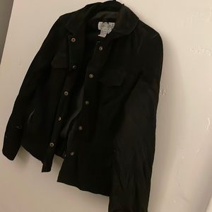 Suede black jacket